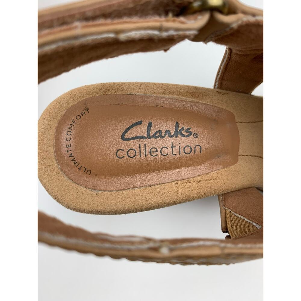 Tan Wedge Sandals - Picture 5 of 11